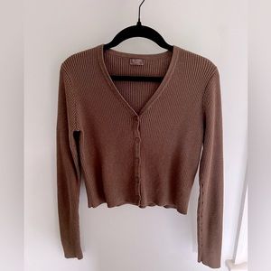Brandy Melville / John Galt Brown Shannon Cardigan (OS)